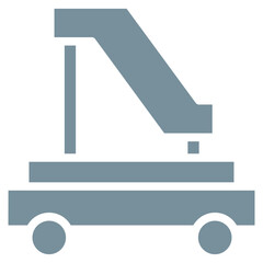 Aircraft Stairs Vector Icons