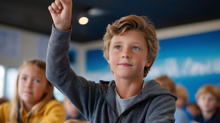 Engaged Teacher Evaluating Homework with Dynamic Classroom Setting