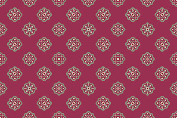 
Seamless floral geometric pattern with vintage-inspired elements. Ideal for textile design, wallpaper, gift wrapping, packaging, and digital backgrounds. Elegant, colorful, and perfectly repeating 