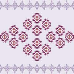 Thai pattern and diamond shape pattern texture for background