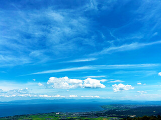 山頂から見る景色