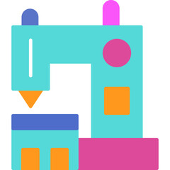 Obraz premium Sewing Machine Icon