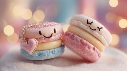  Cute kawaii macarons