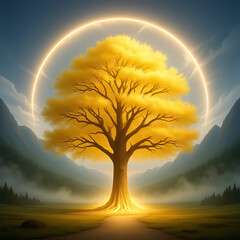 Golden Tree and Misty Mountains