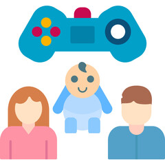Family Game Night Icon