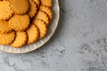 Buttery shortbread cookies biscuits delicious.