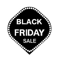 Black Friday icon, diamond-encrusted badge with SALE text, transparent background