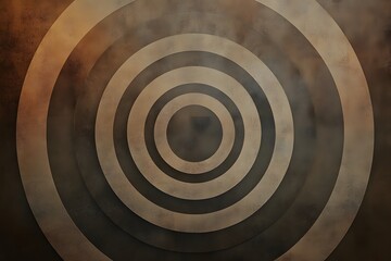 concentric circles form an abstract pattern with minimalist design and radial symmetry, blending geometric art and circular shapes into modern background