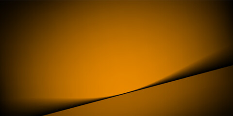 Studio interior with carbon fiber texture. Modern carbon fiber textured orange black interior with light. Background for mounting, product placement. Vector background, template, mockup
