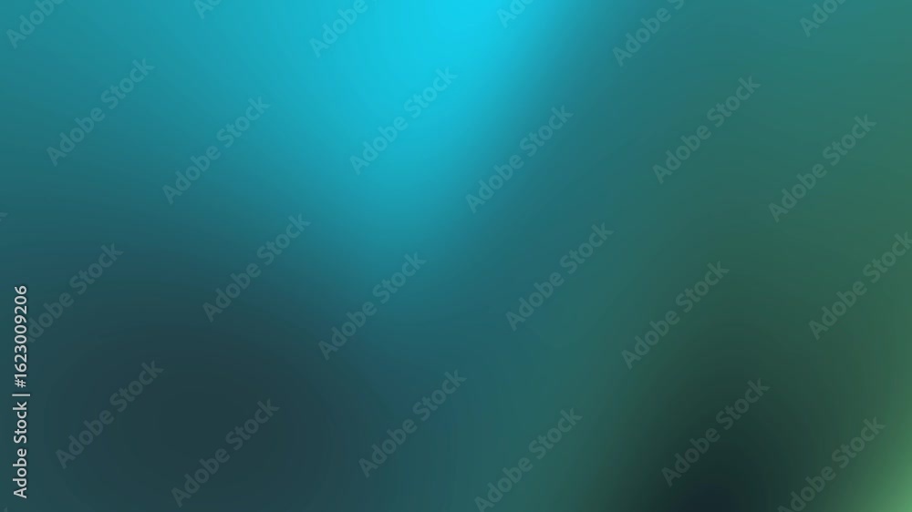 Poster blue cream soft soft gradient animation with teal, aqua, and green hues creating a mesmerizing and c
