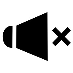 mute speaker icon