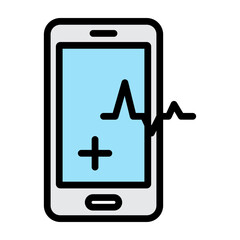 Clinical Device Vector Filled Icon Design