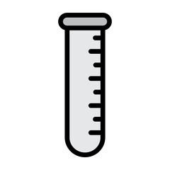 Test Tube Vector Filled Icon Design