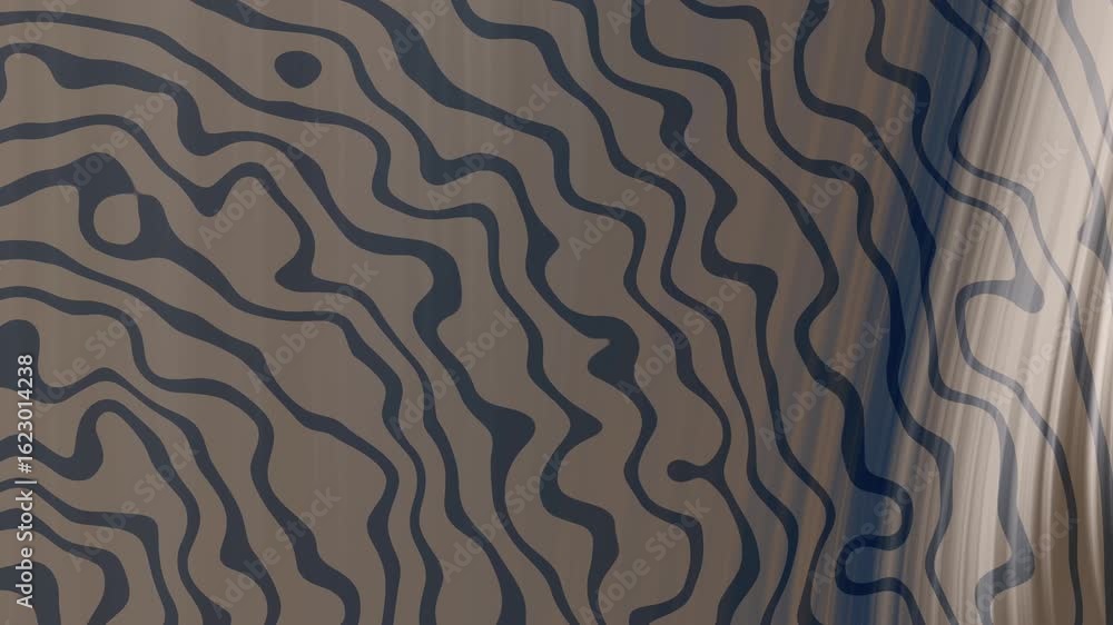 Aufkleber bronze deep blue abstract background animation features fluid lines and subtle color shifts creating