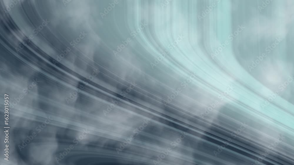 Aufkleber calm ocean flow mesmerizing abstract background animation with dynamic blue and gray hues, creating 