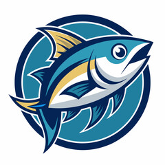 Fototapeta premium Bait Lure Fish Hook Fishing Angler logo design inspiration