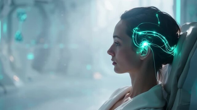 Neural Interface Technology in Futuristic Medical Facility for Brain Research and Biohacking