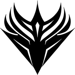 Abstract Modern gaming or monster art bird logotype Business Icon concept
