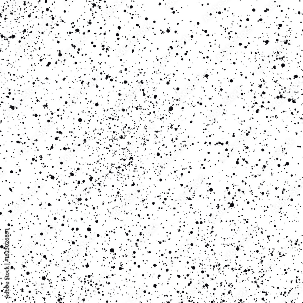 Aufkleber black ink splatter pattern in random abstract design. vector illustration