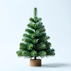 Christmas tree isolated on white background