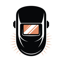 Welding mask icon. 