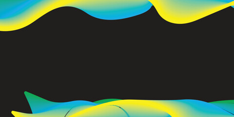 Abstract gradient background with fluid organic shapes
