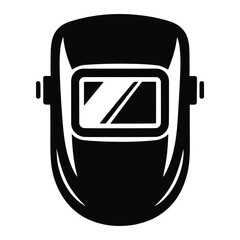 Welding mask icon. Simple illustration of welding mask vector icon for web design isolated on white background