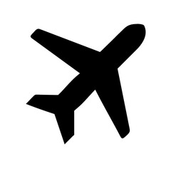 Airplane Vector Graphic - Clean SVG Icon for Travel & Aviation