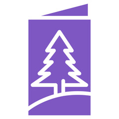 Fototapeta premium Christmas Card Vector Icons