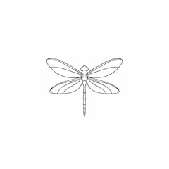 A minimalist handdrawn black line a simple curved and broken stroke suggesting an eyebrow or a birds wing.