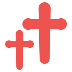 Obraz premium Cross Vector Icons