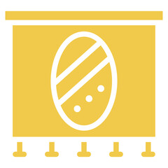 Easter Banner Vector Icons