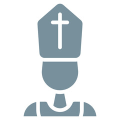Obraz premium Pope Vector Icons
