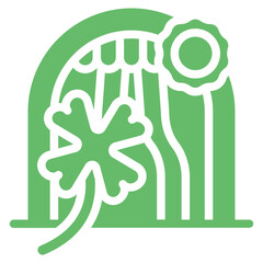 Irish Themed Party Vector Icons