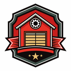 Vector logo of car parts, auto repair