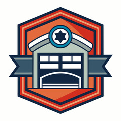 Vector logo of car parts, auto repair