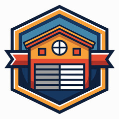 Vector logo of car parts, auto repair