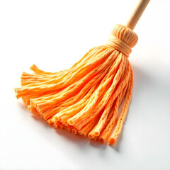 cleaning mop isolated on white background
