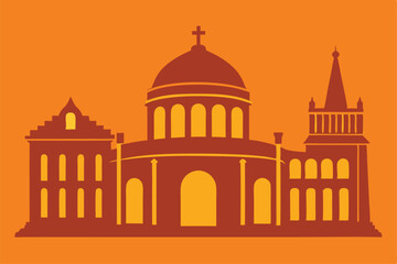 taj mahal vector illustration