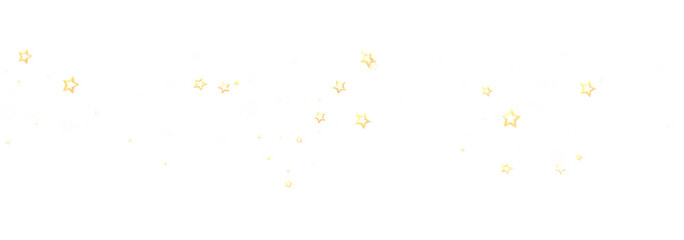 Sparkling gold stars falling on white. Perfect for celebration backgrounds.