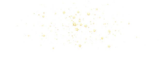 Sparkling gold stars on white. Festive, celebratory background ideal for cards, websites, and more.