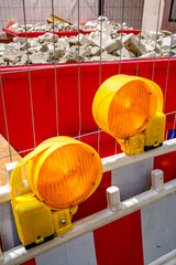 typical security barrier at a street
