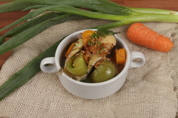 chicken and vegetable soup
