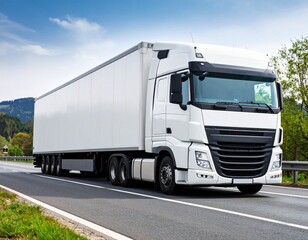 truck logistics mock up