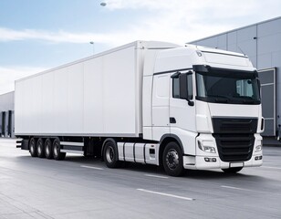 truck logistics mock up