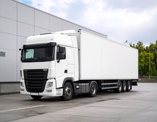 truck logistics mock up