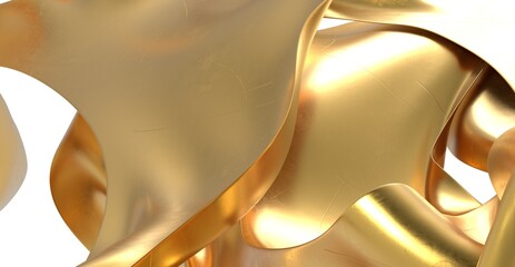 Luxury golden abstract shapes. Perfect for modern designs, websites, and presentations.