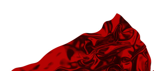 Fototapeta premium red cloths 3d