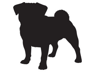 CHUG DOG SILHOUETTE