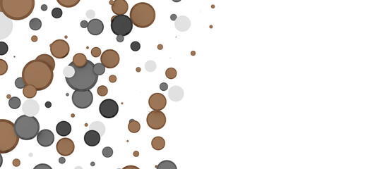 Gilded Festivity: Brilliant 3D Illustration Showcasing a Shower of gold Confetti